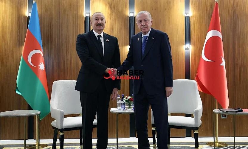 Cumhurbaşkanı Erdoğan, Aliyev ile görüştü