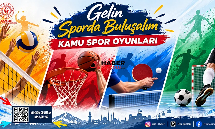 Kamu Spor Oyunları'nın 4'üncüsü Kayseri'de başlıyor