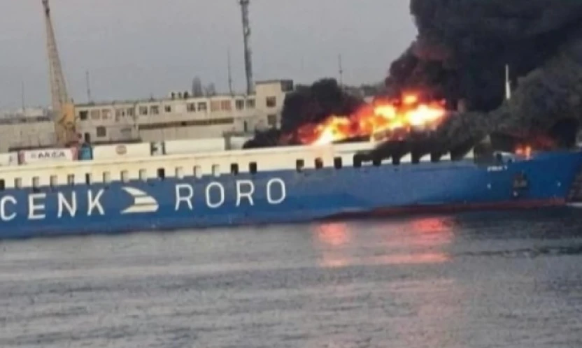 Karasu–Odesa Hattındaki Türk Gemisi Ukrayna Limanında Vuruldu
