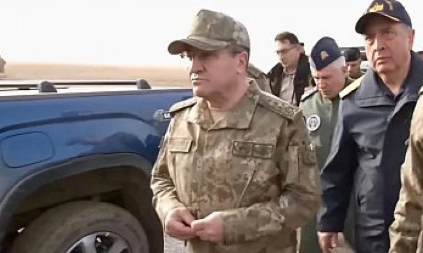 Libya'dan Askeri Heyet Uçak Kazası Bölgesine geldi