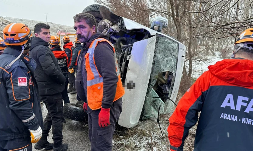 Okul Servisi Kazası: 14'ü Öğrenci 15 Yaralı